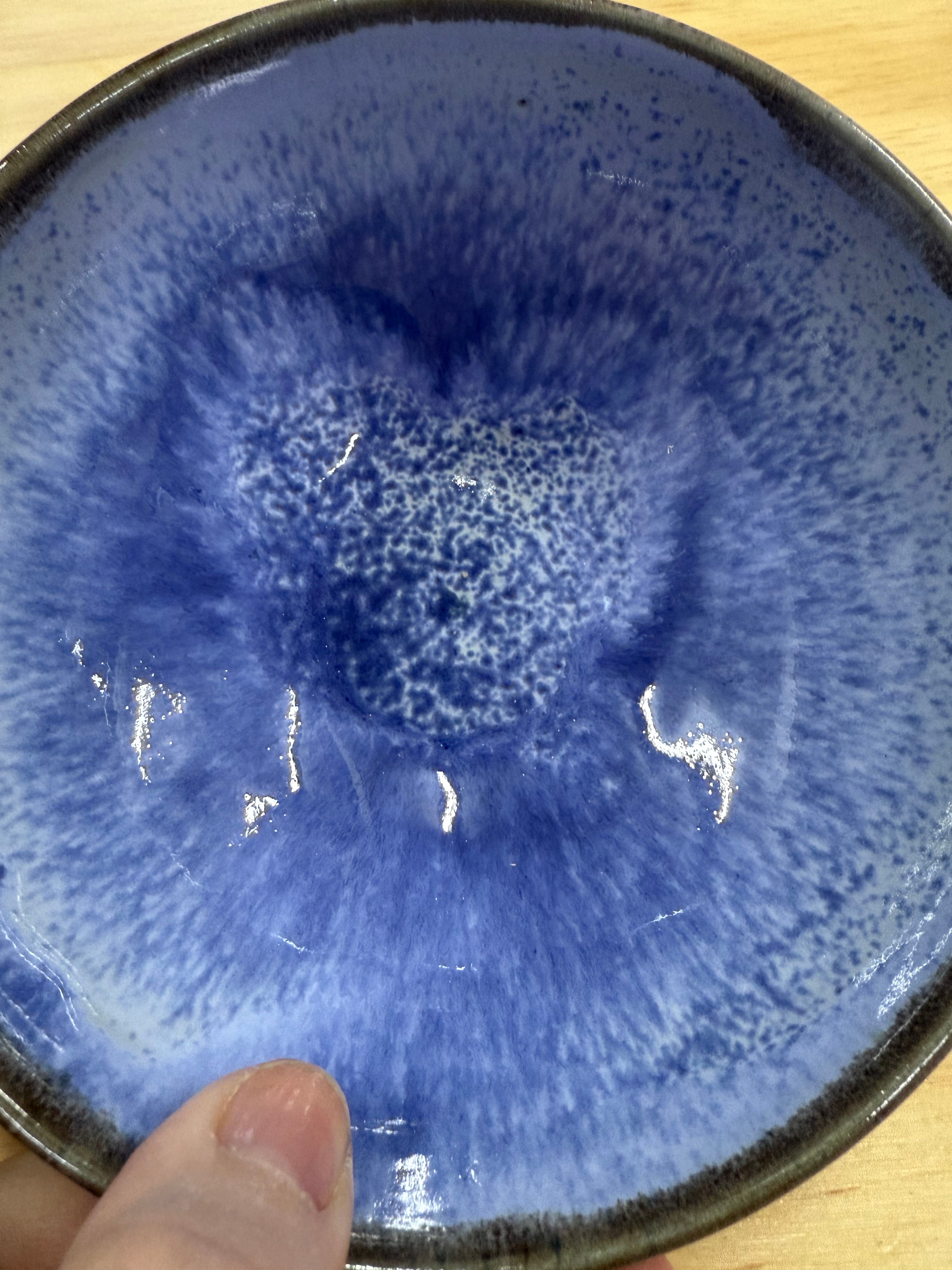 Sky blue bowl and cup set