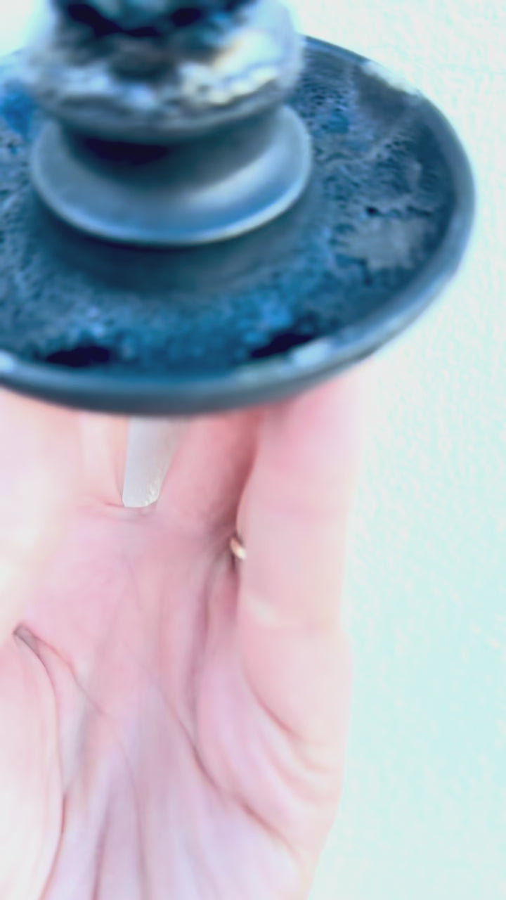 Blue Lava Candleholder